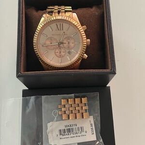 Michael Kors Women's Rose Gold Chronograph Watch